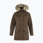 Дамско топло яке Fjällräven Nuuk Parka тъмен дъб