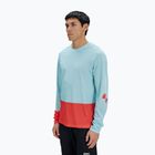 Мъжка велосипедна блуза с дълъг ръкав POC Motion Air Jersey lazurite blue/carnelian orange