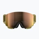 Скиорскa маска POC Nexal olivine green/partly sunny rose gold