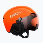 Детска скиорска каска POC POCito Obex Visor S2 Jr fluo orange/clarity pocito/partly sunny/lt orange