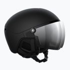 Скиорска каска POC Obex Visor uranium black matt/clarity u/partly sunny/silver