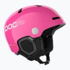 Детска скиорска каска POC POCito Fornix MIPS fluorescent pink
