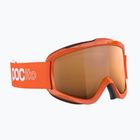 Детски скиорски очила POC POCito Iris fluorescent orange/partly sunny light orange