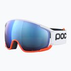 Ски очила POC Zonula Race hydrogen white/zink orange/partly blue