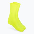 Чорапи за колоездене POC Fluo Sock Mid флуоресцентно жълто/зелено