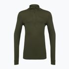 Мъжки термо суитшърт Pinewood Abisko Merino Base Layer Half Zip d.mossgreen