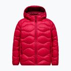 Детско пухено яке Peak Performance Helium Down Hood Jacket Tech Burgundy/Vertical Zenith