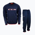 Детски спортен костюм CCM Locker Suit JR navy