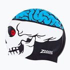 Детска шапка за плуване Zoggs Character Silicone Jr skull
