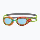 Детски очила за плуване Zoggs Predator green/orange/red/grey/green/tint blue