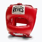 Боксов шлем Cleto Reyes с остър връх, найлонова лента, червен