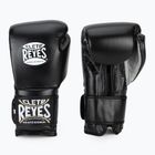 Боксови ръкавици Cleto Reyes Velcro Sparring black silver