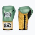 Боксьорски ръкавици Cleto Reyes Boxing Gloves creen metalic/gold