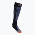 X-Socks Carve Silver 4.0 черно-сиви ски чорапи XSSS47W19U