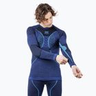 Мъжка термоактивна блуза X-Bionic Merino dark ocean/sky blue