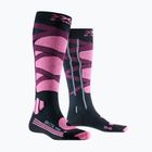 Дамски скиорски чорапи X-Socks Ski Control 4.0 opal black/magnolia purple