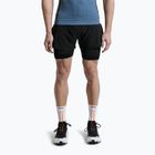 Мъжки къси панталони за бягане X-Bionic Twyce Race 2in1 black/charcoal