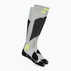 Скиорски чорапи X-Socks Ski Discover Otc rhino grey/canary