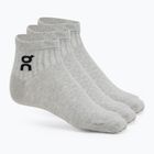 On Running Лого чорап Mid 3 чифта heather gray