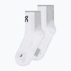 On Performance Run Mid white/glacier чорапи