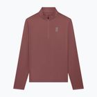 Мъжки суитшърт за бягане On Core 1/4 Zip barberry