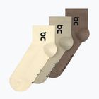 Чорапи On Logo Sock Mid 3 pack hare/brume