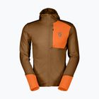 Мъжки суитшърт SCOTT Defined Light Hoody bread brown/flash orange