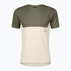 Мъжка тениска за бягане SCOTT Endurance Tech hay green/cotton white
