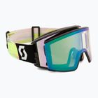 Скиорскa маска SCOTT React black/neon yellow/amp lavender chrome