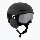 Скиорска каска SCOTT Track + Goggles Factor Pro Combo mineral black/amp silver chrome