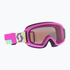 Детски ски очила SCOTT Witty SGL neon pink/enhancer