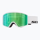 Скиорскa маска SCOTT Trace Pro white/green chrome
