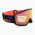 Скиорскa маска Scott Neo Light Sensitive S1-3 black/purple/amp ls cinnamon chrome