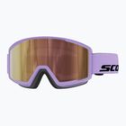 Скиорскa маска SCOTT Trace Pro Compact Light Sensitive S1-3 sherbet purple/black/amp ls cinnamon chrome
