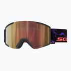 Скиорскa маска SCOTT Shield LS black/purple/cinnamon chrome