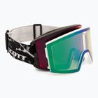 Скиорскa маска SCOTT React Light Sensitive granite black/white/amp red chrome