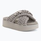 Дамски чехли INUIKII Woven Stones Platform stone grey