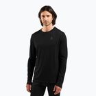 Мъжка термоактивна блуза с дълъг ръкав ODLO Merino 160 Bl Top Crew Neck black