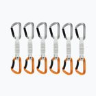 Примки за катерене Mammut Sender Keylock 12 cm Quickdraws 6 pcs. straight gate/bent gate key lock, light grey/gold