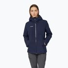 Дамско яке за дъжд Mammut Linard HS Thermo Hooded Jacket Women marine
