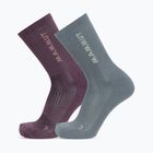 Чорапи Mammut Multisport Crew Socks 2 pack paloja/strata