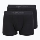 Мъжки термоактивни боксерки super.natural Tundra 175, 2 чифта jet black/jet black