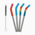 Сламки KLEAN KANTEEN Straw 8 mm Short 4 pcs. multi colored