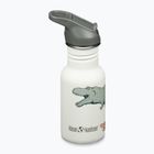 Klean Kanteen Flip Seal Sport Cap Straw 355 ml детска бутилка за пътуване с дино скейт
