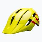 Детска велосипедна каска Bell Sidetrack II Jr gloss hi-viz/red