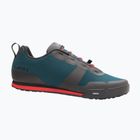 Мъжки обувки на платформа за колоездене Giro Tracker Fastlace harbor blue/bright red