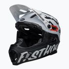 Велосипедна каска Bell FF Super DH MIPS Spherical fasthouse matte gloss black/white