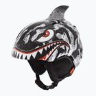 Детска скиорска каска Giro Launch Plus black/grey tiger shark