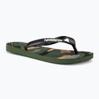 Мъжки джапанки Havaianas Top Camu olive green / black