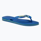 Джапанки Havaianas Brasil Logo Neon star blue / star blue